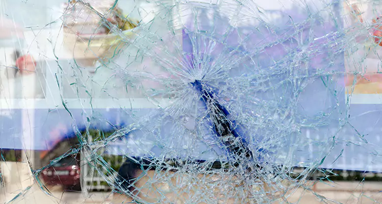 Cracked Glass Balcony Door Repair in Venice, FL