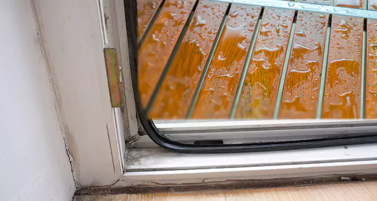 Water Leaking Wooden Patio Doors Repair in Venice, FL